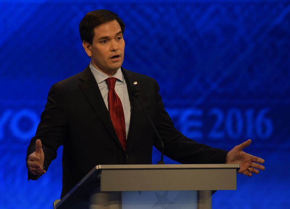 Watch as Marco Rubio Defends His 'Robotic' Debate Performance