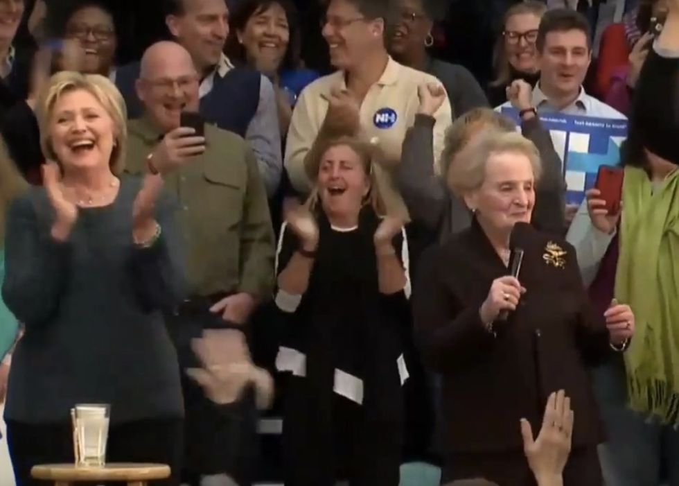 Stumping for Hillary, Another Former Secretary of State Reminds Crowd 'There's a Special Place in Hell for Women Who Don't Help Each Other