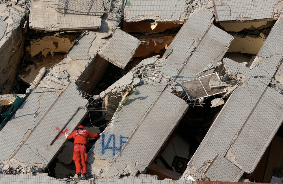 Survivor Pulled From Rubble of Collapsed 17-Story Building Two Days After Taiwan Quake — She Was Shielded by Her Husband's Body