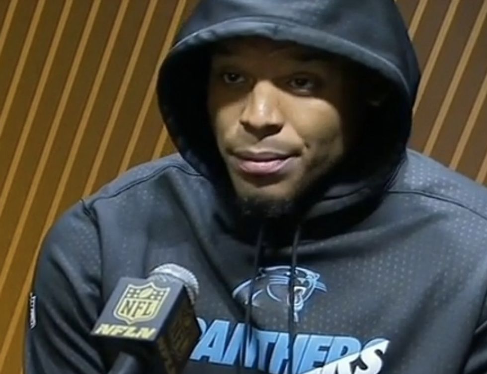 Dejected QB Cam Newton Has Little to Say to Media After Super Bowl Loss — Then He's 'Done\