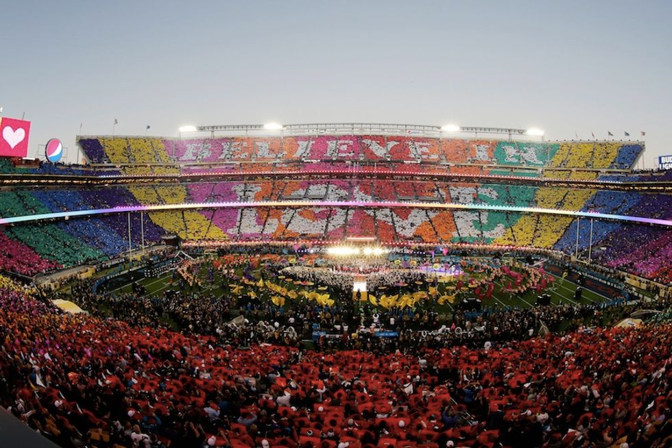 Did the Super Bowl Halftime Show Promote Gay Marriage? The Moment That Has Some Claiming That 'LGBT Love' Was Touted.