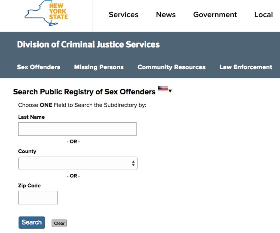 Thousands of NY Sex Offenders to Be Pulled From Public Registry in 2016