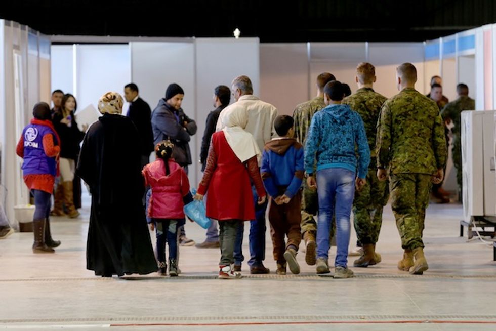 First Group of Syrians Depart for U.S. Under Surge Resettlement Program