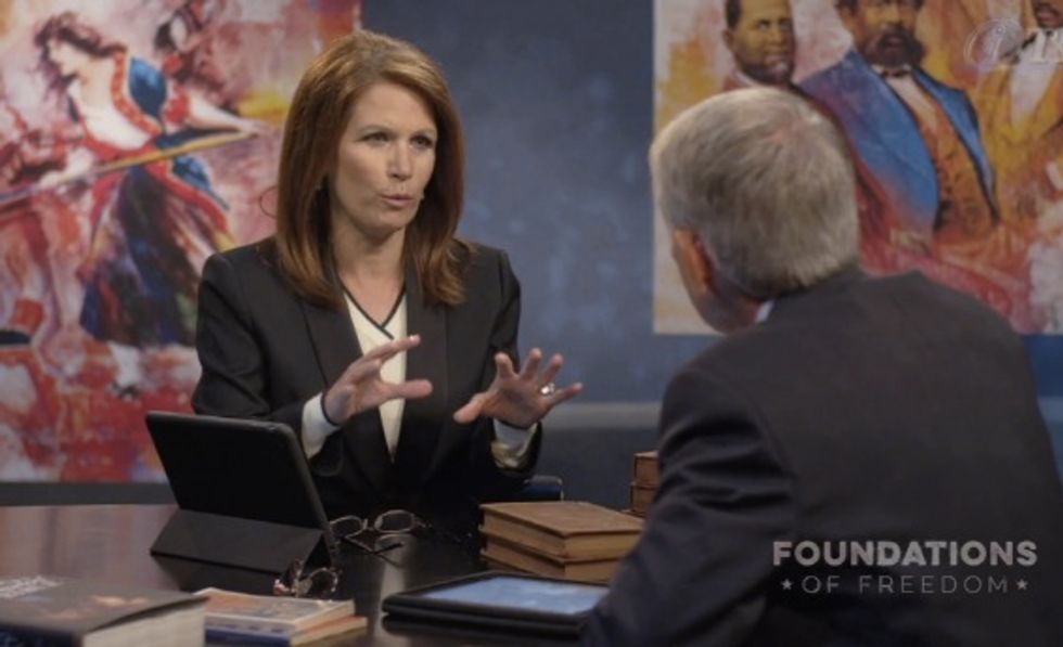 'It's a Lie': Michele Bachmann Slams the Progressive Tax System — and Points to This Biblical Mandate to Make Her Point