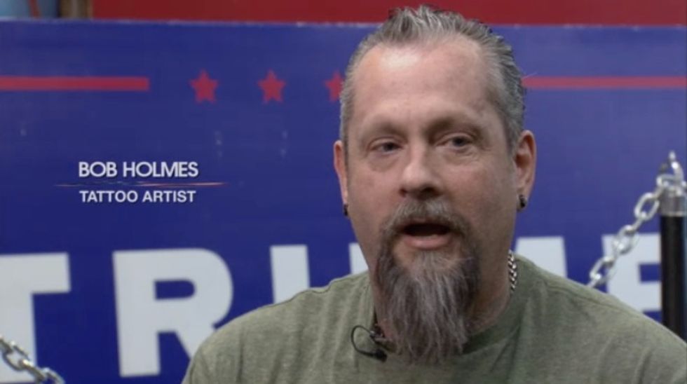 Tattoo Artist Who Gives Away Free Tattoos of the Candidate Explains Why He’s Voting for Trump After ‘Never’ Casting a Vote in His Entire Life