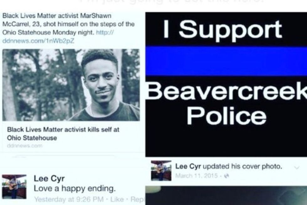 Cop Put on Leave for Calling Suicide of Black Lives Matter Activist a ‘Happy Ending\