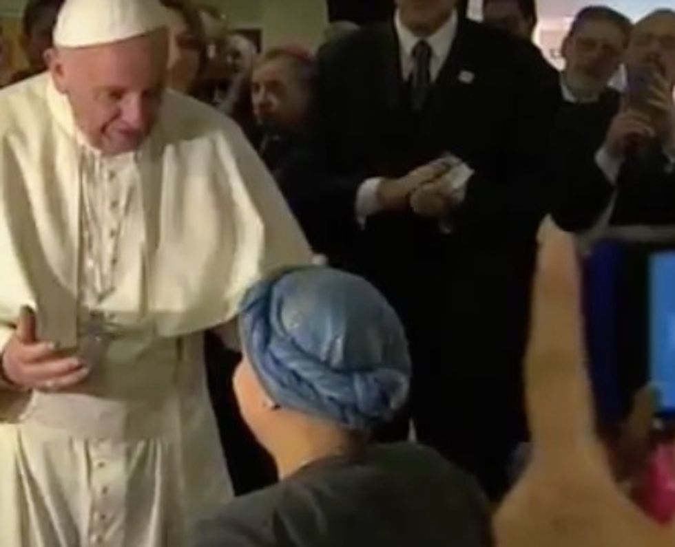 Cancer-Stricken Teen Serenades Pope Francis With Moving A Capella Version of 'Ave Maria