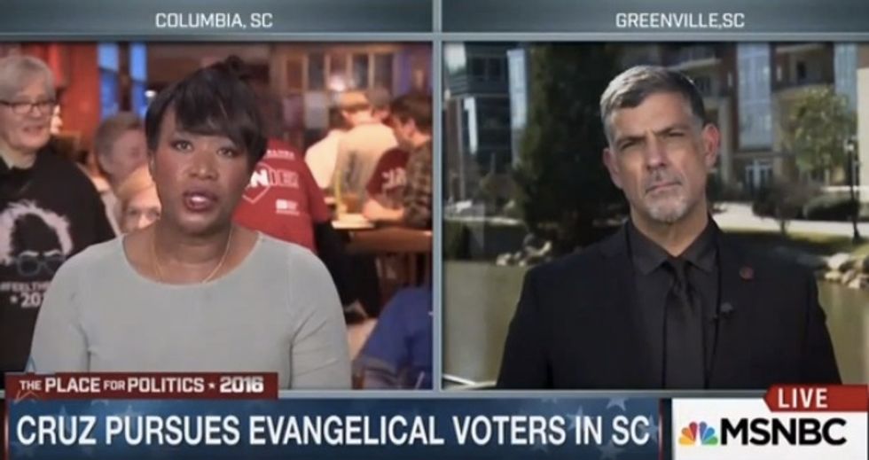 MSNBC Correspondent Accuses Cruz of Claiming He'd Ignore Key 'Part of the Constitution.' Watch This Pastor's Reaction. 