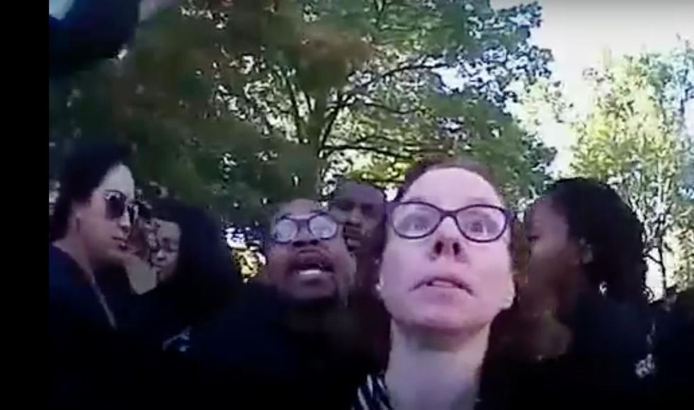 Bodycam Captures Suspended Mizzou Professor Melissa Click's 'Appalling' and Heated Exchange With Officer Prior to Infamous 'Muscle' Incident