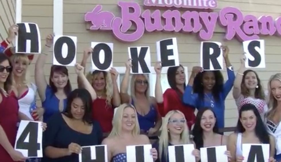Prostitutes Launch 'Hookers 4 Hillary' Campaign. Here's Their Message for America.