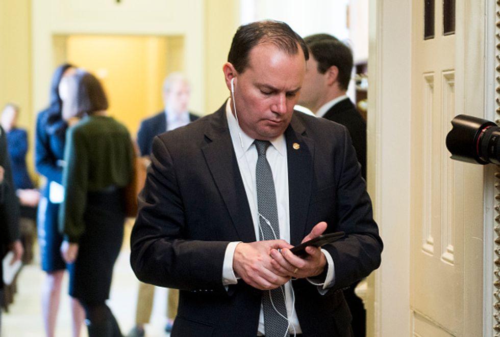 Exclusive: Mike Lee Addresses Fight Between His Two 'Friends and Allies' Cruz and Rubio on Campaign Trail