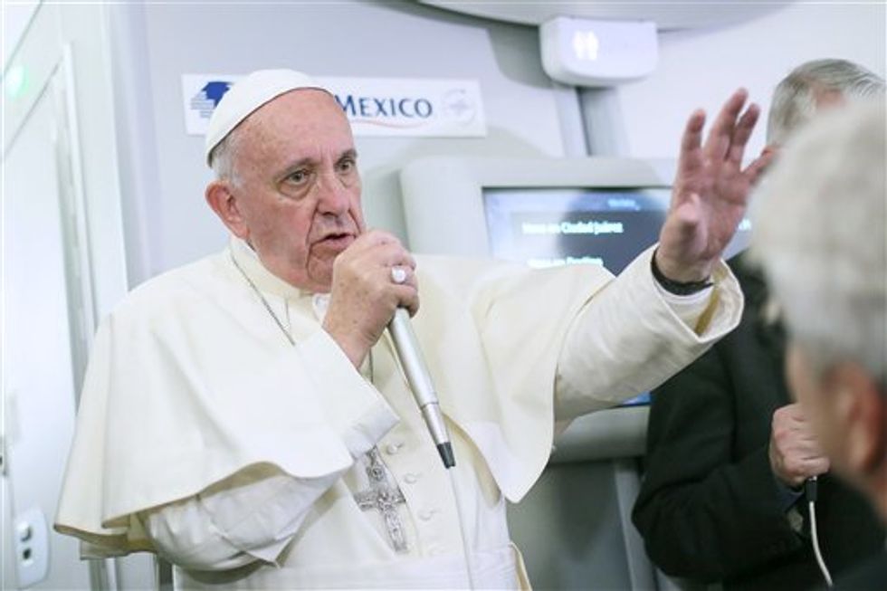 Trump Knocks the Pope Once Again: 'He’s Got an Awfully Big Wall at the Vatican\