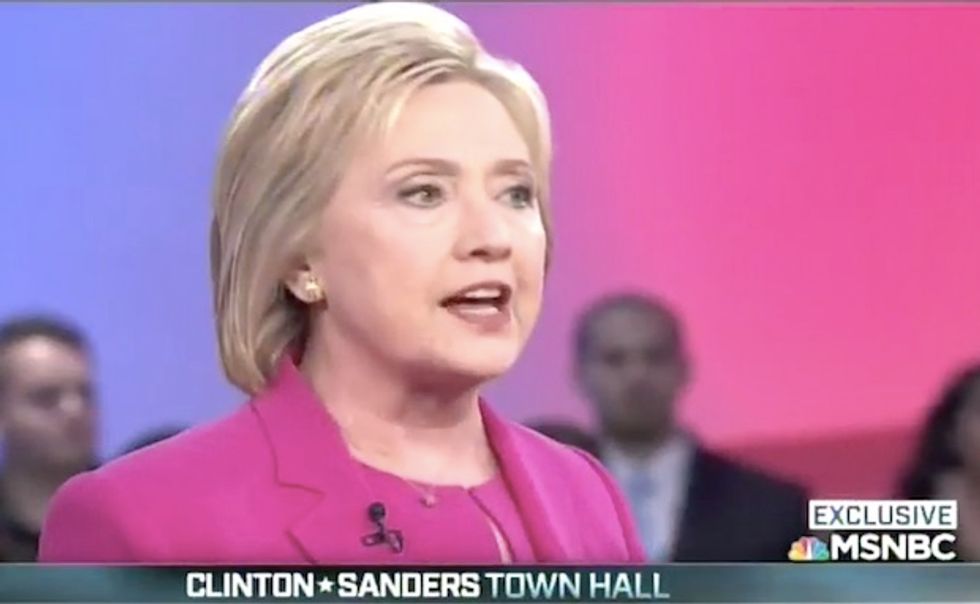 Hillary Clinton Agrees to Release Transcripts of Wall Street Speeches -- If This Happens First