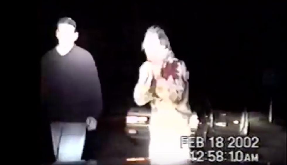 A Man Slit a Dad's Throat, Murdered His Son and Buried Them Both in Shallow Grave. This Dash Cam Video Shows Moment After Father Dug Himself Out.