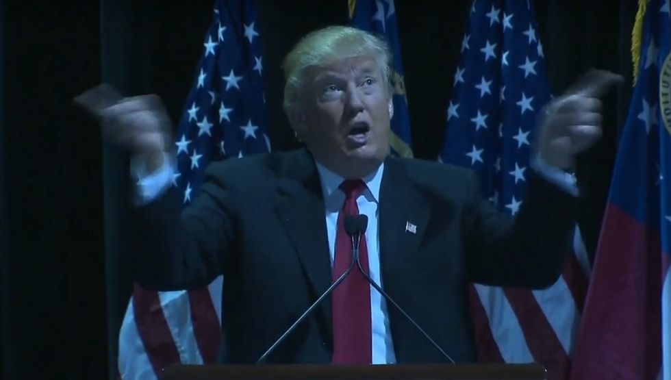 Protester Reportedly Cuts Spotlight at Trump Rally — but Likely Didn't Bet on the GOP Front-Runner's Response