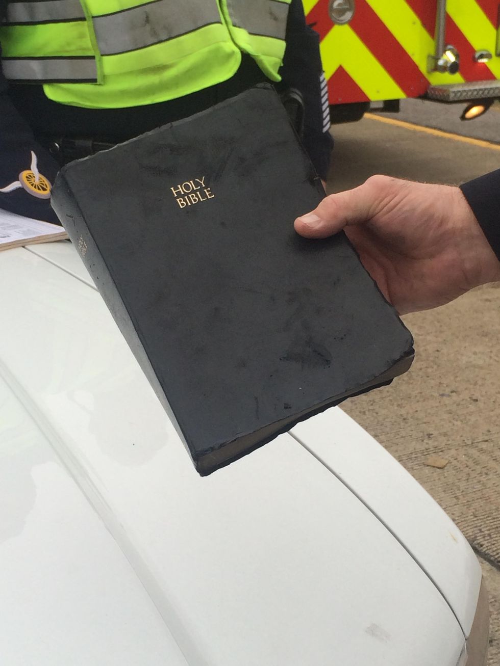 After Accident, Car Was Completely Engulfed in Flames — This One Item on the Passenger Seat Remained Unharmed