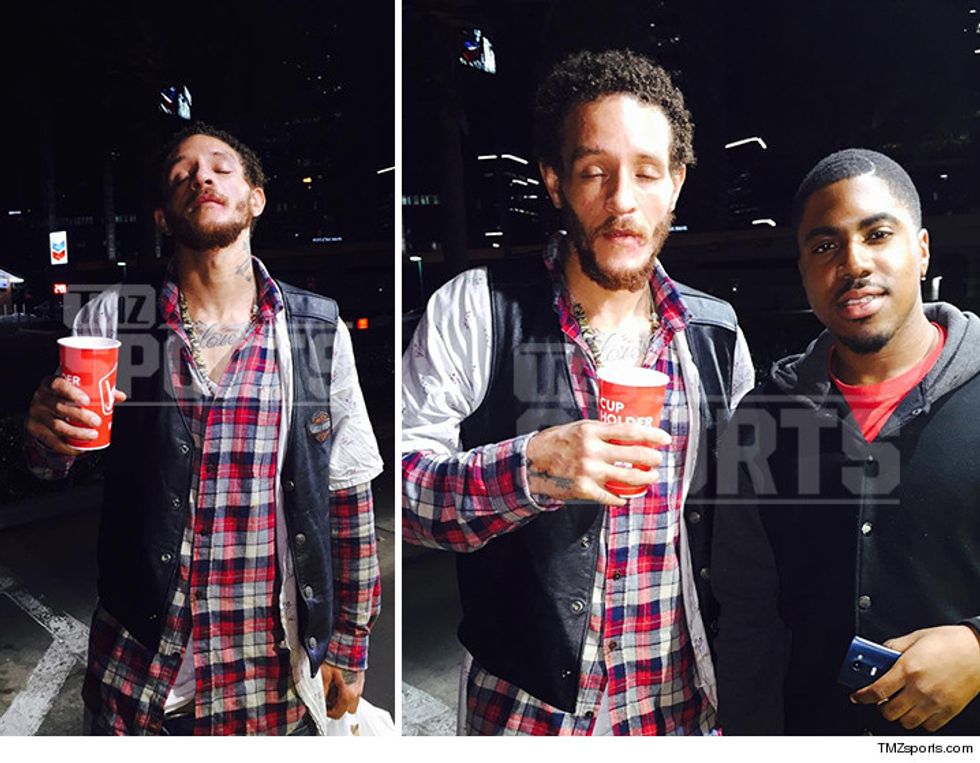 Former NBA Star Delonte West — Who Earned $16M — Spotted Wandering Outside a Jack in the Box in Hospital Gown