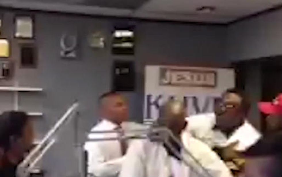 Argument Between Rival Candidates Breaks Out During Commercial Break at Christian Radio Station — Only Police Could Separate Them