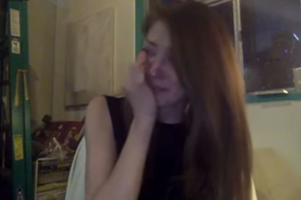 Sanders Supporter Cries Hysterically About Mean Trump Supporters: ‘The People That Are Voting for Him Are Really Sick’