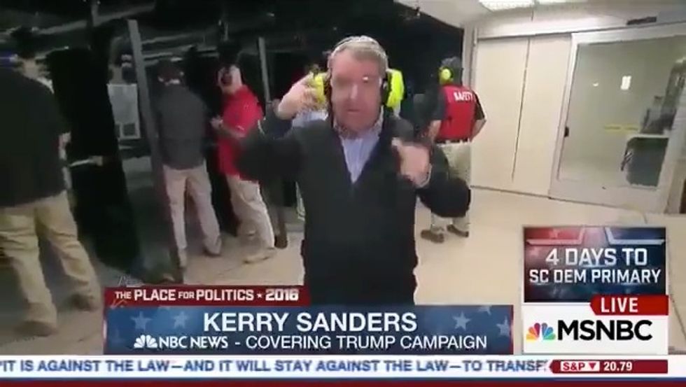 MSNBC Tries to Do a Live Report From a Nevada Gun Range. It Does Not Go Well.