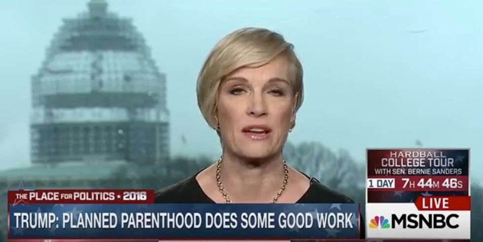 Planned Parenthood President Cecile Richards: There Is 'One Thing I Agree With Donald Trump On