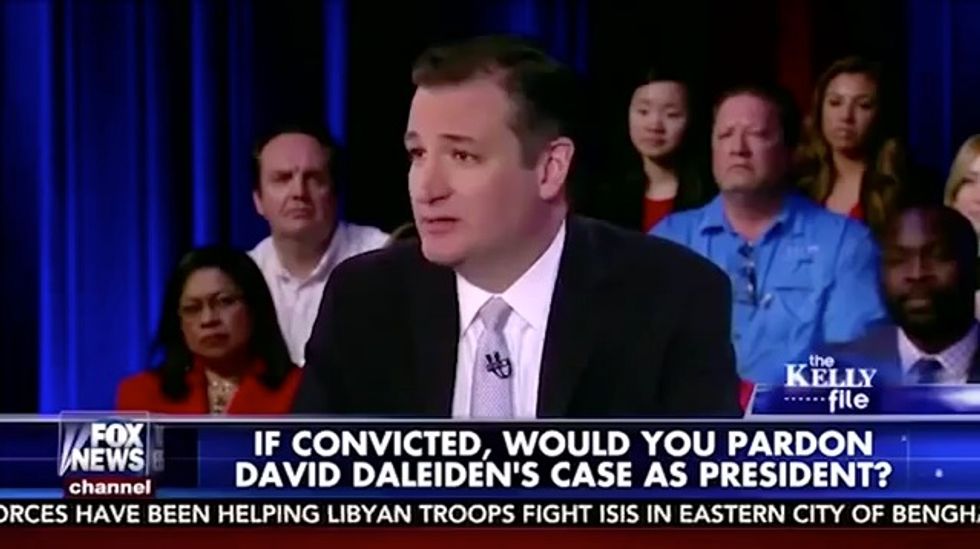 Here's How Ted Cruz Responded When Asked if He Would Pardon Planned Parenthood Filmmakers