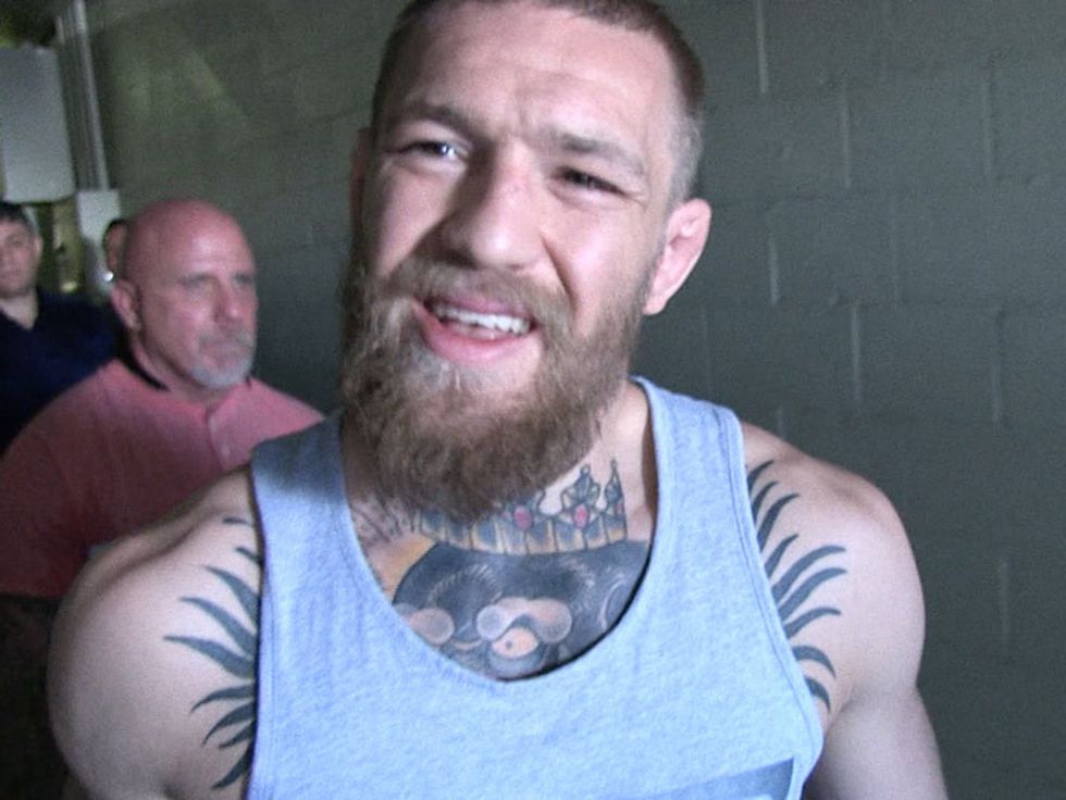 UFC Star Conor McGregor Snaps on Photographer Because He Has Zero Patience Left for TMZ’s 'Stupid' Questions