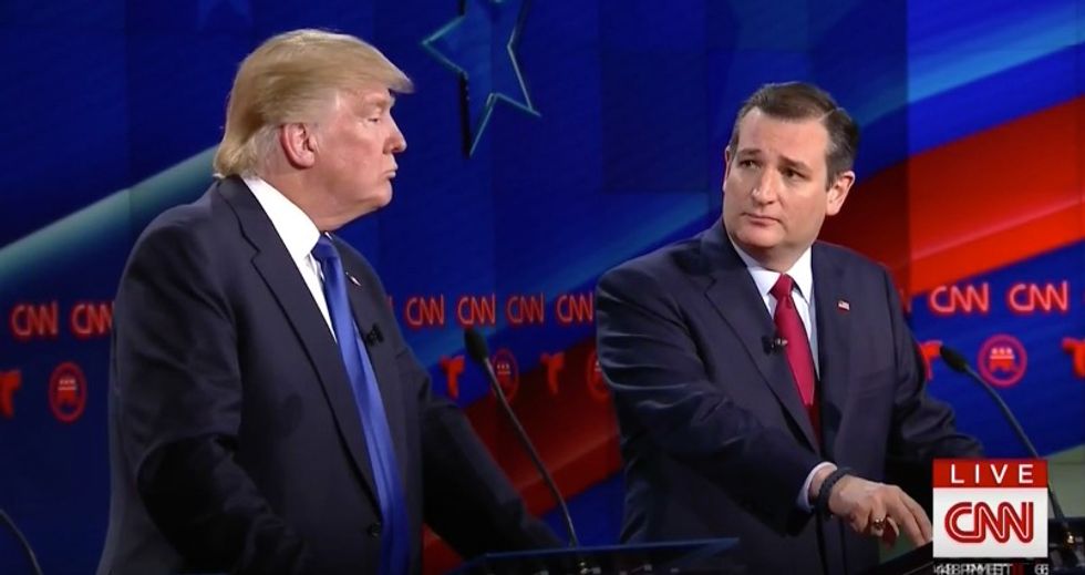 Cruz Cross-Examines Trump: 'True or False: You Said Gov't Should Pay for Everyone's Health Care?
