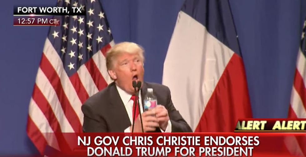 Donald Trump Hits Back, Mocks GOP Rival With Water Bottle Routine at Texas Rally: 'It's Rubio!