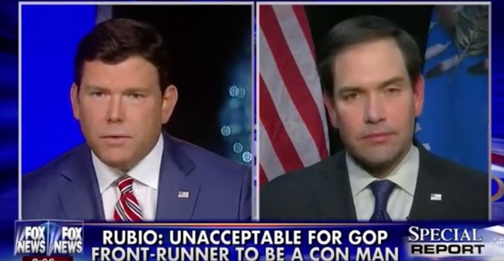 Fox News Plays Rubio Clips of Trump Mocking Him. He Laughs, Then Throws Acid With Stinging Comment