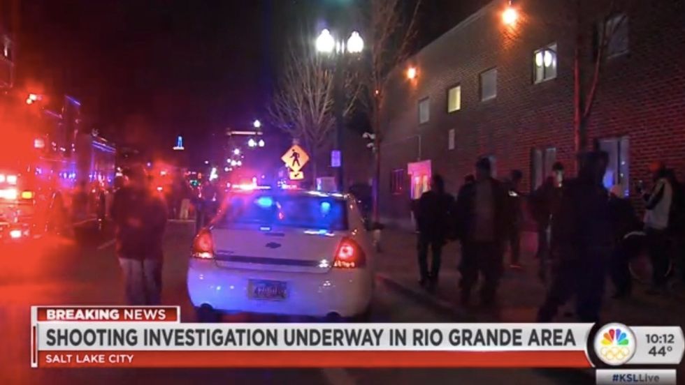 Rioting Protesters Throw Rocks, Bottles at Cops After Officer-Involved Shooting in Salt Lake City