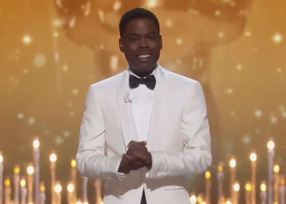 Chris Rock Spares No One in Opening Oscars Monologue, Mocks ‘Sorority’ Racism of White Hollywood Liberals