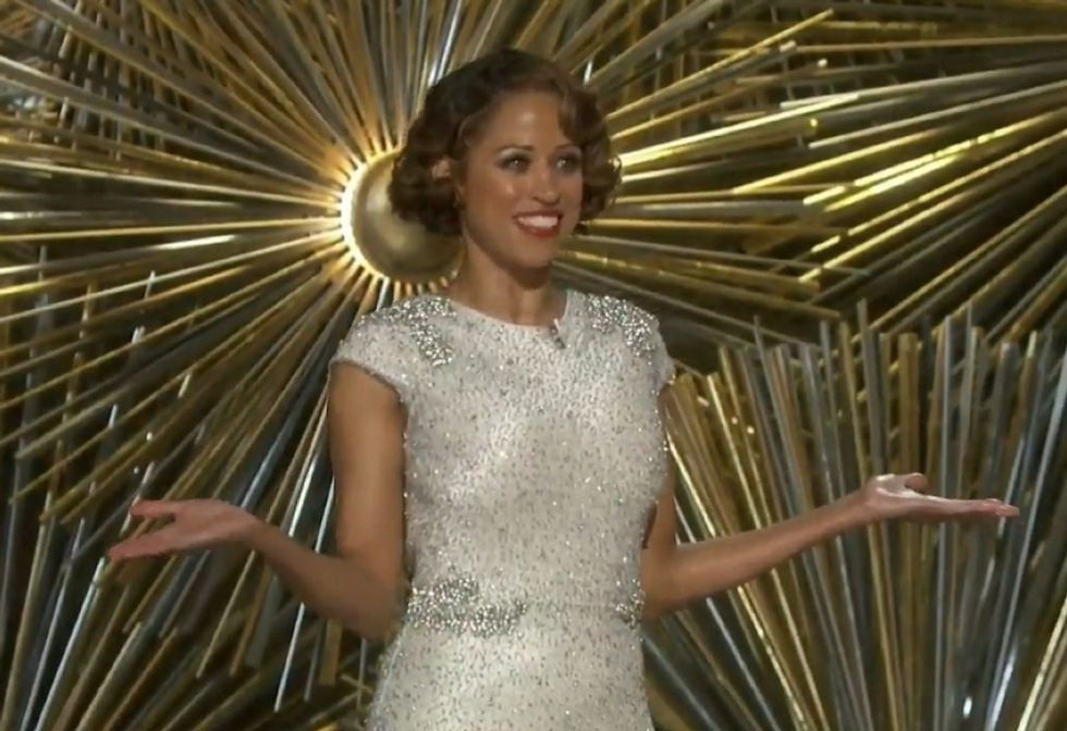 Chris Rock Brings Stacey Dash Onstage as 'Director' of Oscars 'Minority Outreach Program.' What Happens Next May Be the Show's Most Awkward Moment.