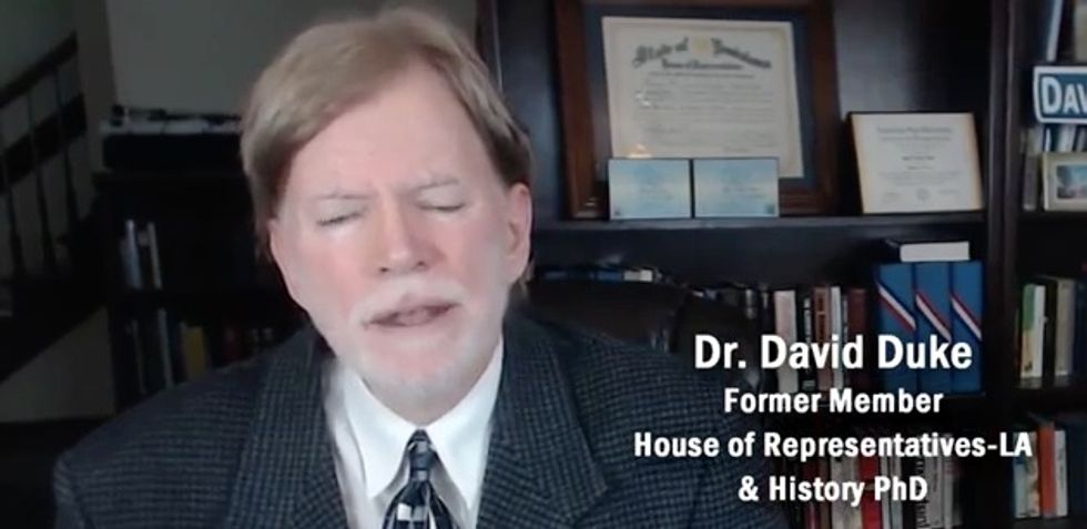 Former KKK Grand Wizard David Duke Accuses Media of 'Lying': 'I Never Endorsed Trump