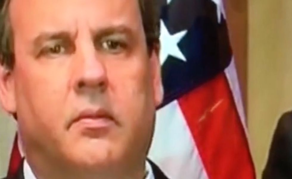 As Trump Gave Super Tuesday Speech, People Couldn't Help But Notice Expression on Christie's Face