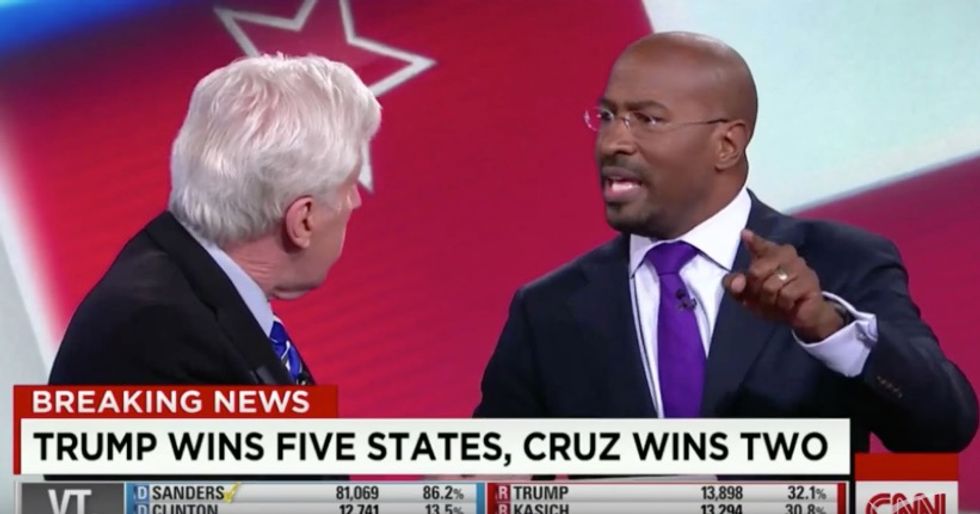 Hold on a Second!': Tensions Flare on CNN As Van Jones Battles Jeffrey Lord Over Trump and the KKK