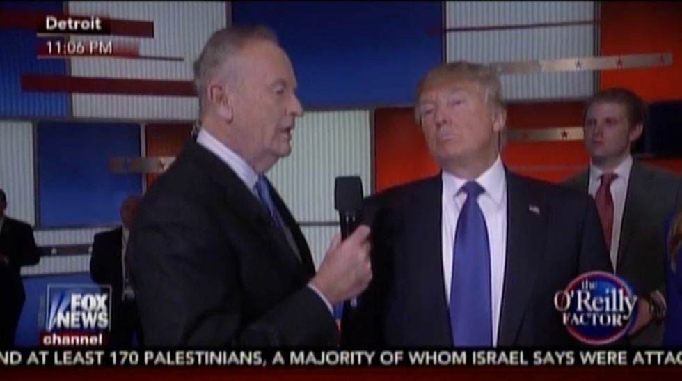 Did You Catch the Comment Donald Trump Made to Bill O'Reilly Immediately After the Debate?