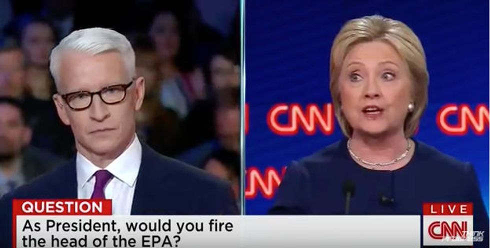 After Hillary Clinton Calls for Republican Governor to 'Resign' Over Flint Water Crisis, Listen to Her Response When Asked If More Heads Should Roll at EPA