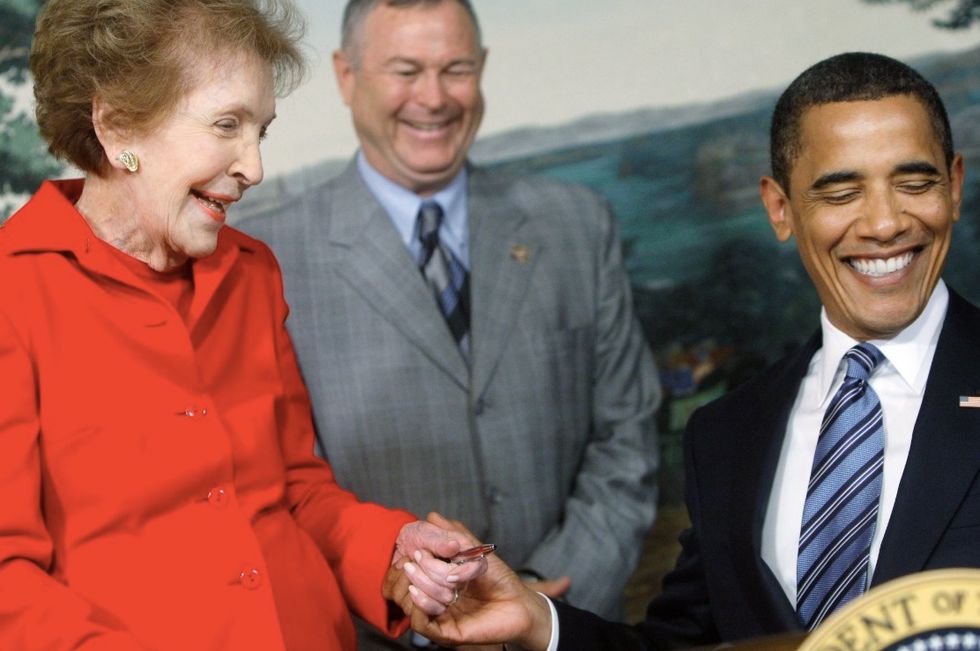 Obama Orders Flags Flown at Half-Staff for Nancy Reagan