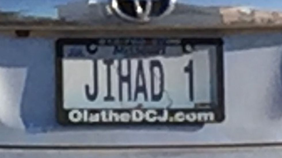 Missourians Wonder: Should Words Like 'Jihad' Be Allowed on Customized License Plates?