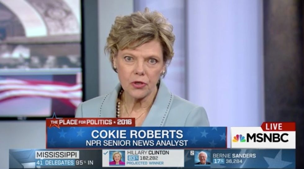 Are You Proud of That?': Cokie Roberts Confronts Trump on His Discourse's 'Effect on Children