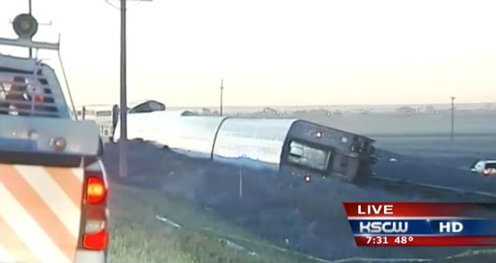 At Least 32 Injured After Amtrak Passenger Train Derails in Kansas