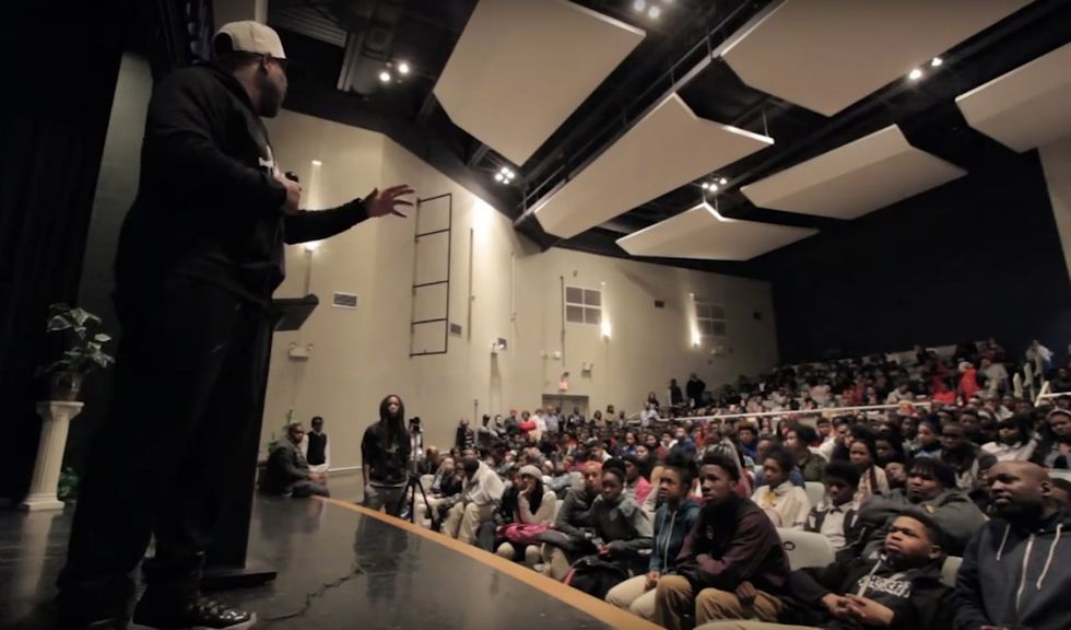 Fed-Up Motivational Speaker Goes Off-Script When He Witnesses Black Students ‘Disrespecting’ Him During Talk