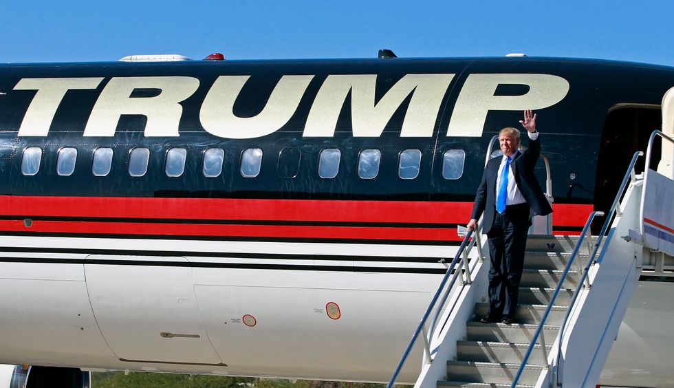 Oops! Trump Is Traveling On a Jet That's Not Registered to Fly