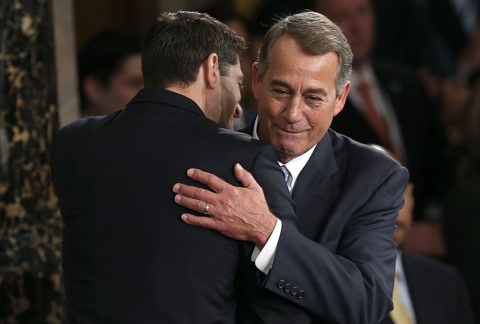 Former House Speaker Boehner: 'I'm for Paul Ryan' to Be Republican Nominee