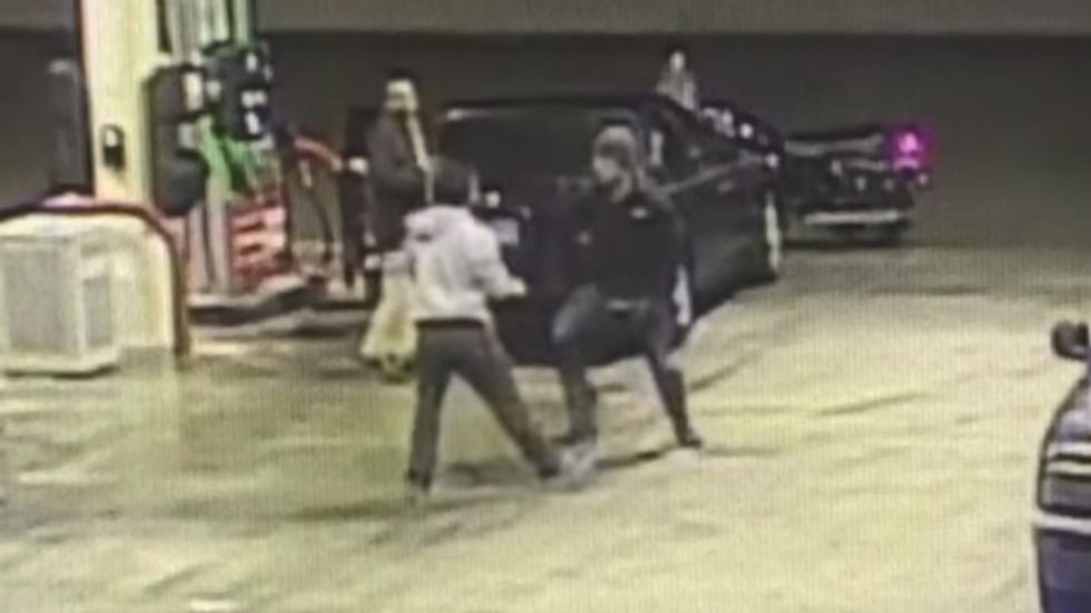 Man Alleges This Video Shows Racist Trump Supporter Attacking Him at Gas Station: ‘Brown Trash, Go Home’