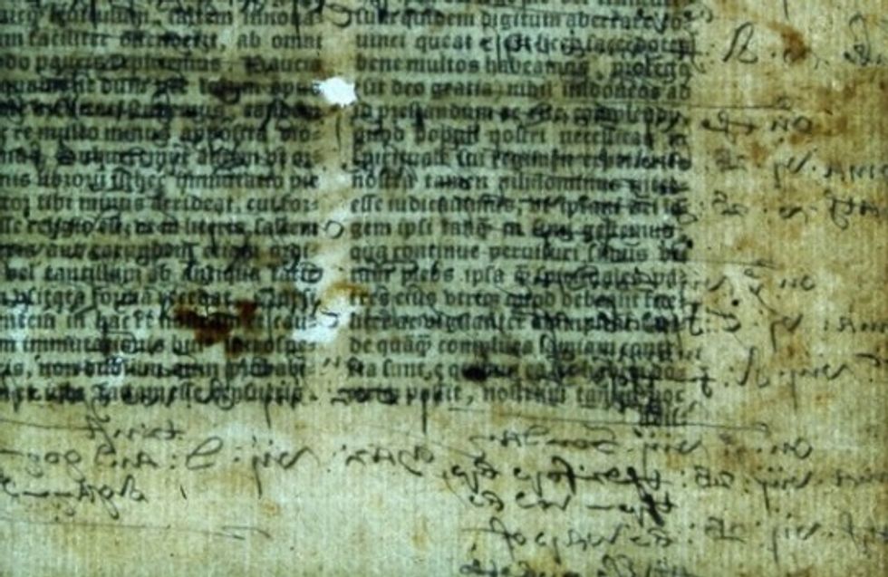 Historian Discovers Secret Text Hidden Inside 500-Year-Old Bible — and Here's What It Reveals