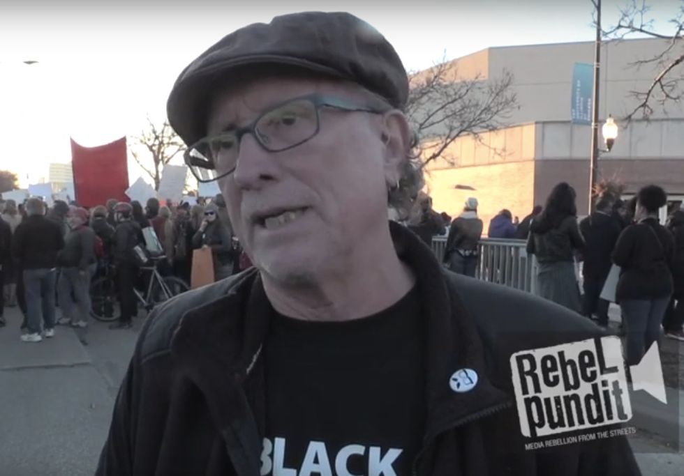 Bill Ayers Spotted at Massive Anti-Trump Protest That Shut Down the Republican's Chicago Rally — Here's What He Had to Say