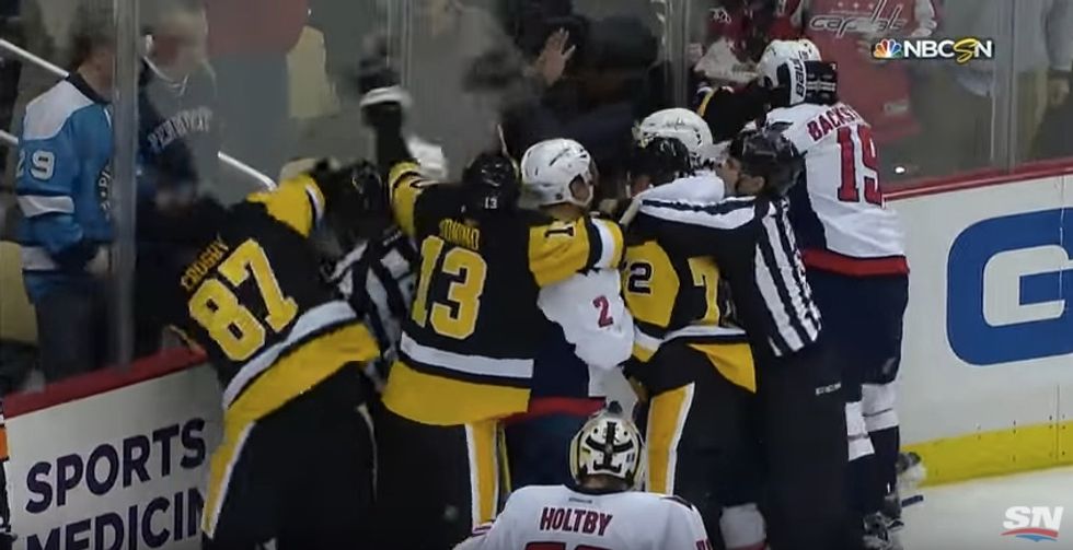 Watch: American Hockey Legend TJ Oshie Delivers Beating to NHL Star Sidney Crosby