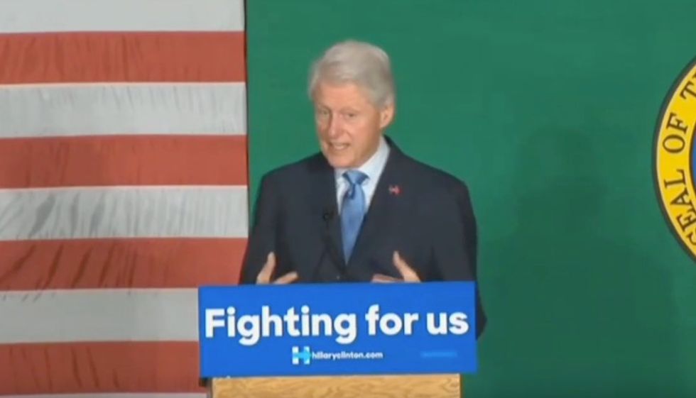 Bill Clinton Reserves Harsh Words to Describe 'Last Eight Years,' but Spokesman Insists Remark Wasn't Jab at Obama